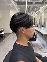ビカムメンズヘアー 栄店(become men's hair)&nbsp;センターパート/曲がる縮毛矯正／名古屋／栄