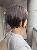 丸みショート20代30代40代50代 前髪あり 大人ショート