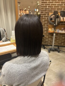 丸くならないボブ