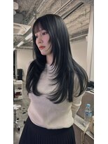 アフィナー 新宿(Afinar)&nbsp;ブリーチハイライト髪質改善ダブルカラーレイヤーカット/新宿駅