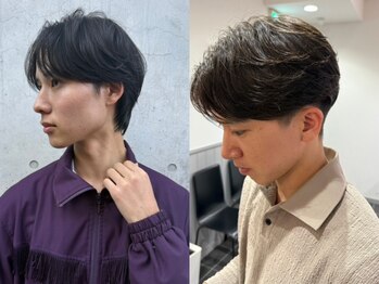 LA PENSEE BRUN MEN'S 蟹江 【ラパンセブラン メンズ】の写真/<一人ひとりに合ったメンズパーマを>オーダーメイドのパーマデザインで、理想のヘアスタイルに。