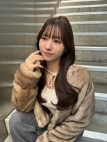 ロチカバイドールヘアー 心斎橋(Rotika by Doll hair)&nbsp;Olivebeige×韓国風くびれ巻き