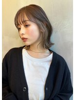 ブラン 広島八丁堀(Blanc)&nbsp;【Blanc】イヤリングカラー＿インナーカラー＿切っぱなしボブS