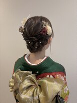 アンソメット 上津店(UN SOMMET)&nbsp;ふわふわシニョンアレンジ