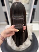 パーマ落としラボ アピッシュ 銀座(apish)&nbsp;韓国風ロングパーマくびれパーマ自然乾燥ウェーブ