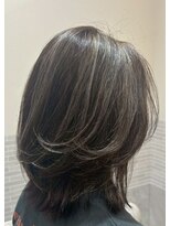 レグルス ヘアーデザイン パセオ野間大池店(Reglus hair design)&nbsp;白髪ぼかしハイライト/大人女性