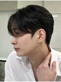 men's/メンズ/ダウンパーマ/黒染め/韓国/ブルーブラック/池袋