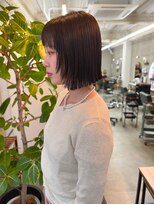 メルシー 福岡天神店(Merci)&nbsp;顔周りレイヤーボブ☆美髪矯正 Ayumi ボブ/美髪矯正/福岡/天神