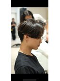 毛流れセンターパート