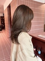 ニディ(Nide)&nbsp;透け感ベージュカラー×レイヤー