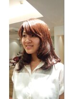 ウィッシュヘアー(WISH hair)&nbsp;モテ髪ピンクカラーでふんわりカール