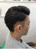 ツーブロック7：3パート
