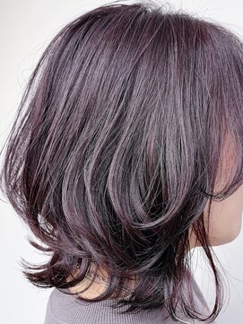 サロンドミルク 溝の口店(salon de MiLK) ＊大人っぽパープル&インナーピンク