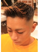 アクセプトザワールドバーバー(Accept the world barber)&nbsp;アップバング×スキンフェード