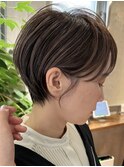大人ショートヘア/ハイライトカラー/イルミナカラー[国分寺]