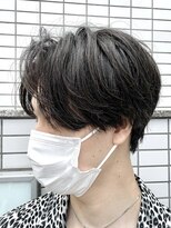 クオル 立川(QOL)&nbsp;ニュアンスパーマツーブロックメンズマッシュパーマメンズカット