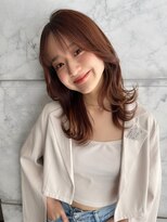 ロンド ストラーダ 心斎橋(Lond strada)&nbsp;韓国前髪顔周りロング×デザインカラー[心斎橋/髪質改善]