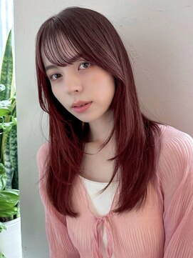 ジョエミバイアンアミ(joemi by Un ami) ★◎大人ガーリーチョコレート小顔カット外ハネボブモード