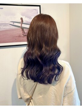 マリン(Marine) 20代30代グラデーションカラーパープル