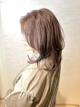 タヤ 東急百貨店吉祥寺店(TAYA) ミディアムレイヤー/ソフトウルフ/オリーブブラウン