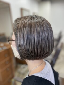 フェリチタ フィロ 大泉学園(FELICITA filo) ミニボブ×白髪活かしハイライト