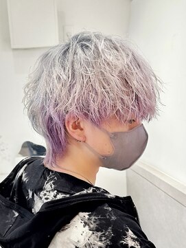 スイ(suiw) ハイトーンマッシュウルフ×インナー【suiw】昭和町/天王寺