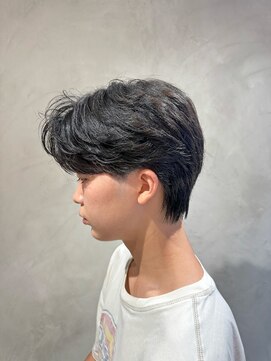 ニコ トウキョウ ヨコハマ(nico) メンズ/センターパート/ニュアンスパーマ