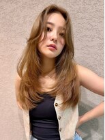 ロンド アンブル 四条烏丸(Lond ambre) 中川智帆/レイヤーロング/こなれミディ/髪質改善/韓国/前髪