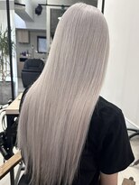 ロウル 渋谷(LOWRL)&nbsp;ホワイトグレー/ケアブリーチ/エクステ