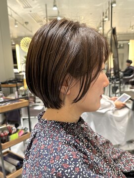 ラボー ノースプラザ店(LA'BO) 【LA'BO三浦】乾かすだけでまとまる◎ショートボブ×アッシュ