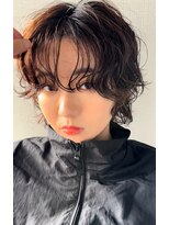 アム(amu)&nbsp;ひし形ショート/マッシュウルフ/ショートパーマ/ウルフパーマ