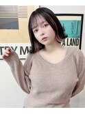 ◆ウルフボブ/レイヤーボブ／外ハネボブ／ミディアム／新宿