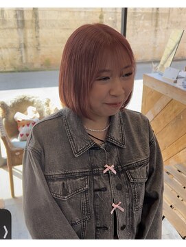 アンジェリカラボ 高田店(ANGELICA LABO) 【ANGELICA大和高田店　市川誠人】くすみピンク