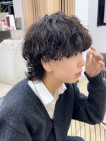 ロンドシエル 横浜(Lond ciel)&nbsp;メンズマッシュウルフ/波巻きパーマ