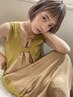 【ブリーチなし】ダブルカラーでハイトーン透明感カラー＋カット＋TR￥17050