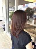 艶髪トリートメントロングレッドブラウンパープル