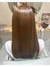 【透明感抜群☆】カット+ブリーチなしダブルカラー￥13750