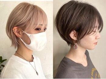 トレヘアー(tRe hair)の写真/【二条駅徒歩5分】高いデザイン性はもちろん、次の日の再現性も重要！扱いやすく手ぐしでまとまる☆