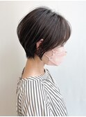 自由が丘/チェリーブラウン/デジタルパーマ/大人ショート/ボブ
