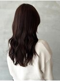 ラベンダーアッシュ ロング 艶カラー 髪質改善トリートメント