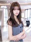 顔周りワンホンレイヤーカット×髪質改善/ハッシュカット
