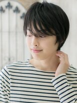 モッズヘアメン 札幌月寒店(mod's hair men)&nbsp;ナチュラル重めアッシュブラック刈り上げないショートq札幌月寒