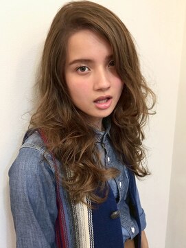 キース ヘアアンドメイク 恵比寿(kith. hair&make) ゆるふわレイヤー/くびれロング/ナチュラルブラウン/フェミニン