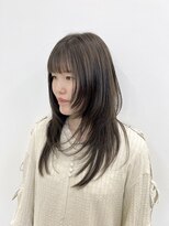 ビーヒアナウ N゜03 金沢駅西店(BE HERE NOW)&nbsp;ハッシュカット×グレージュ