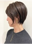 ハイライトバレイヤージュダブルカラーケアブリーチ20代30代