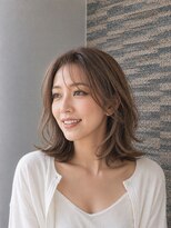 アース 熊本嘉島店(HAIR&MAKE EARTH)&nbsp;毛先ワンカールで決まるレイヤーミディアム♪