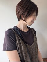 2席のみの美容室 アナイス(Anaiss)&nbsp;マロンブラウン×似合わせショートスタイル＊