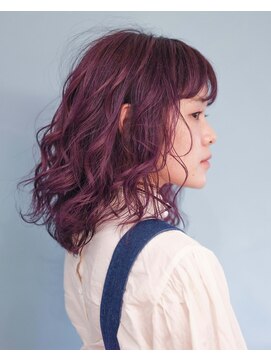 ニコヘアー(niko hair) 秋におススメ★万能パープル▼LINEID@vey3047y