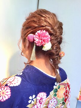 ヘアーデザイン アブー(hair design A BOO) 卒業式☆ワンテールアレンジ