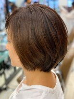グランシュ 青葉台店(GranCieux)&nbsp;ナチュラルブラウンくびれショートボブ☆